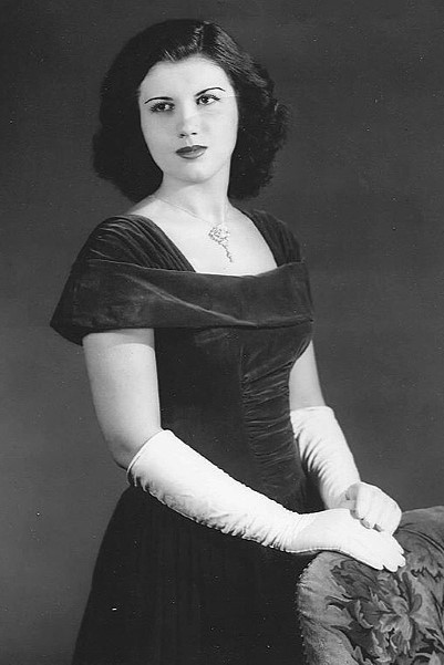 Maria Callas, fotografija iz mladosti